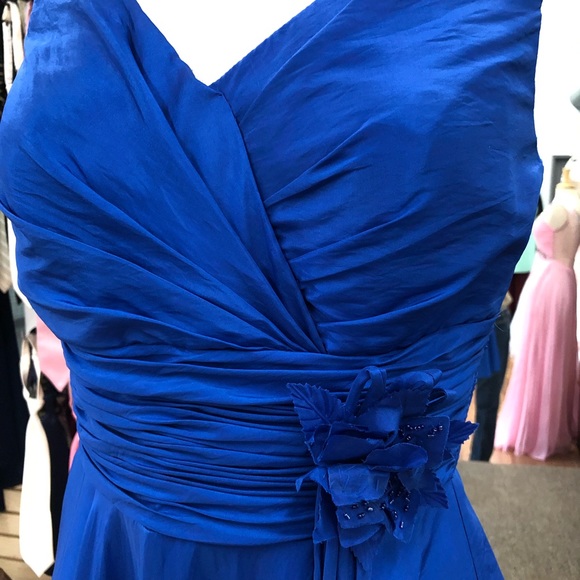 Royal Blue formal dress by Milano size 8 NWT - Picture 6 of 7